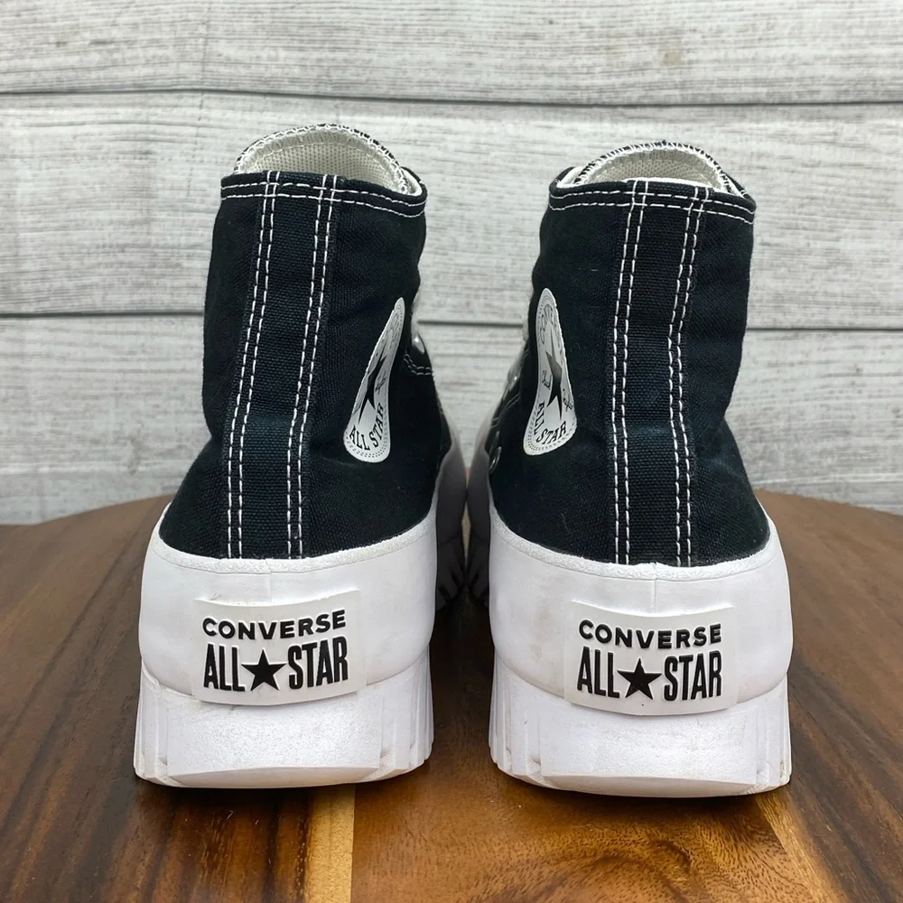 Converse Chuck Taylor All Star Lugged 2.0 Platform Black Shoe A00870C Size 8.5